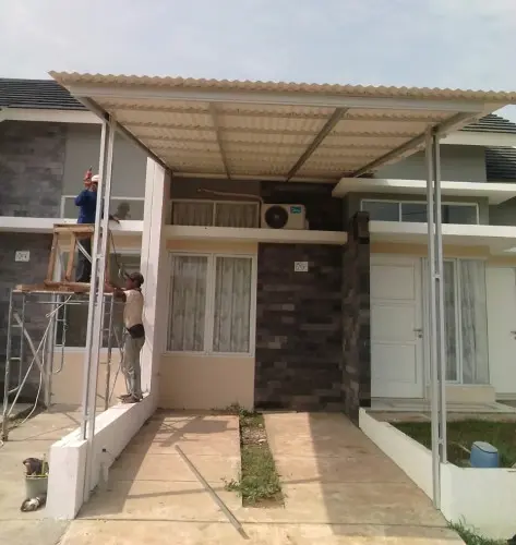 Kanopi Alderon RS Single Layer  palopo